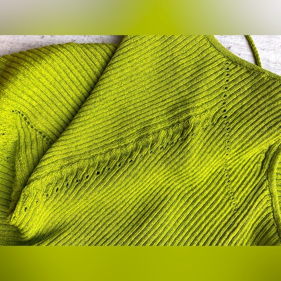 Zara Sparkly Knit Top Small - Picture 5 of 5